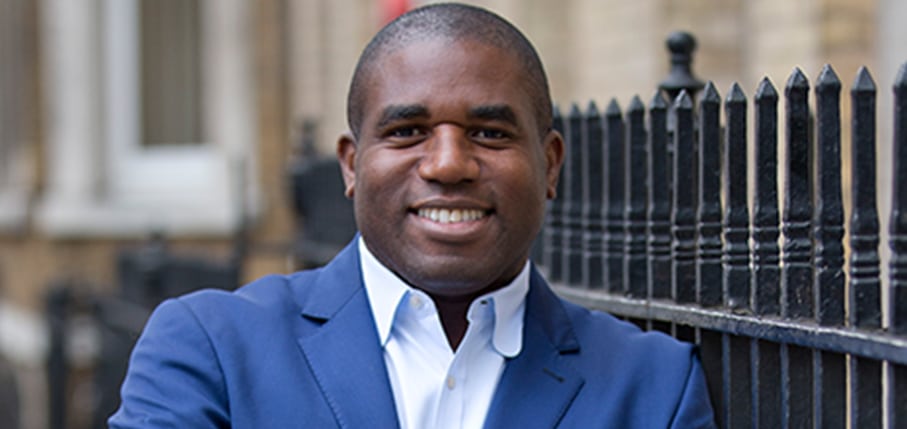 David lammy banner